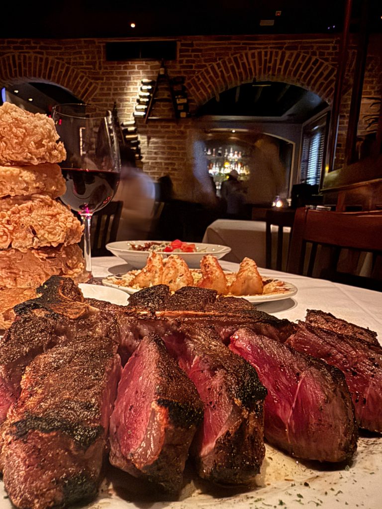 Steak and shrimp dinner at Chophouse New orleans