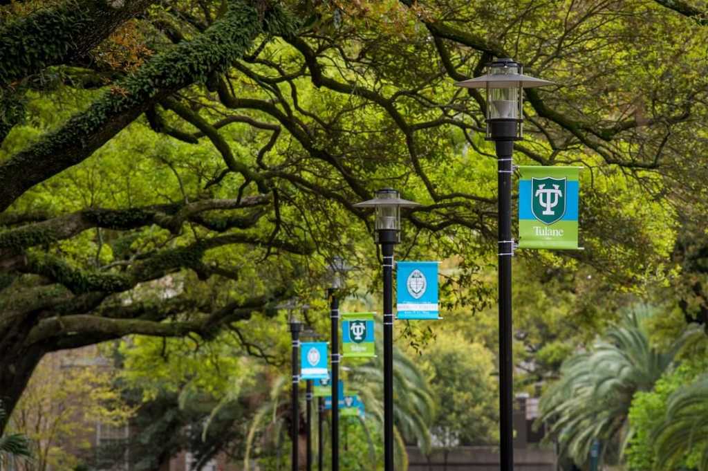 Image of Tulane University campus.